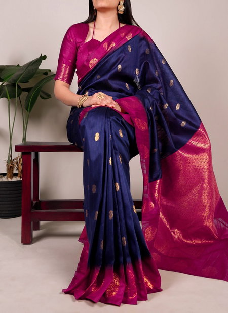 Ynf8002 Poly Cotton Zari Weaving Work Saree Wholesale Suppliers In Mumbai